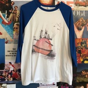 James and the Giant Peach Baseball Tee